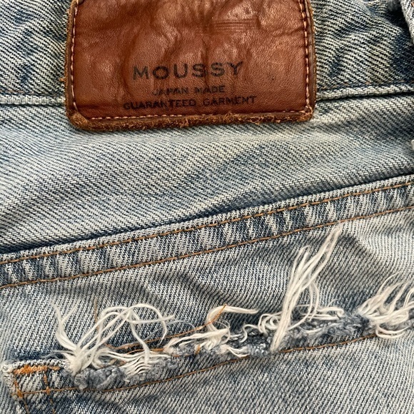 Mousey distressed tapered denim size 27 100% cotton jeans vintage. - Picture 7 of 13